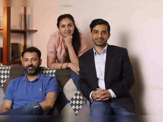 Bare Anatomy cofounders Rohit Chawla, Sifat Khurana and Vimal Bhola